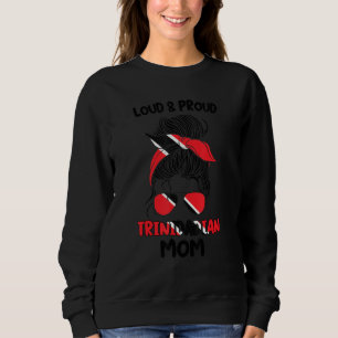 Camiseta Orgulhosa e orgulhosa mãe trinidadiana Trinidiana