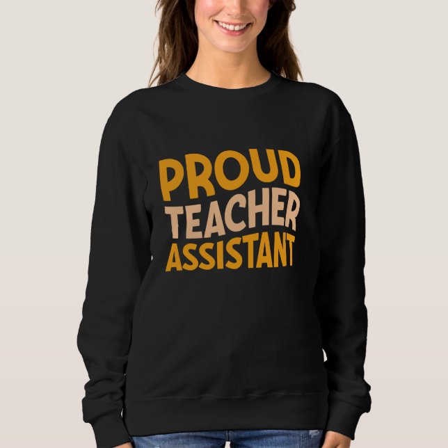 Camiseta Orgulhosa Educação Assistente de Professores (Frente)