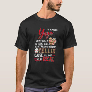 Camiseta Orgulhosa Família de Baseball Yaya Matando 1