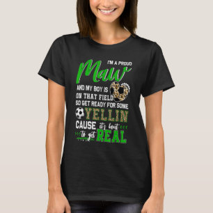 Camiseta Orgulhosa Família de Futebol Maw Matando 1