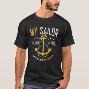 Camiseta Orgulhosa Família Marinho Mãe Orgulhosa Marinho Mã