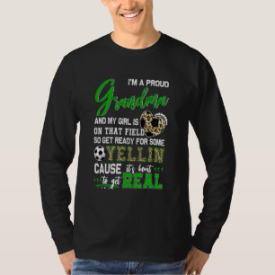 Camiseta Orgulhosa Futebol da Família do Futebol da Vovó