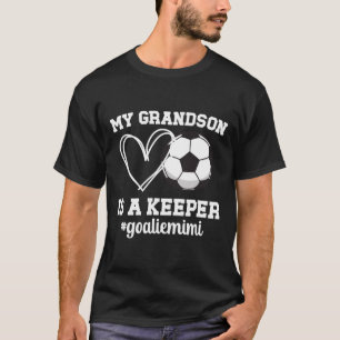 Camiseta Orgulhosa Goleira de Futebol Mimi De Um Goleiro De