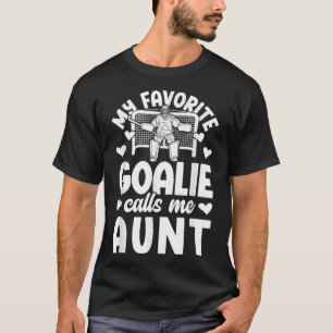 Camiseta Orgulhosa goleira de hóquei em campo tia goleira d