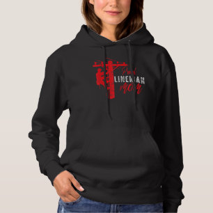 Camiseta Orgulhosa Lineman Mãe Por Cabo Elétrico