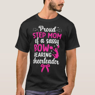 Camiseta Orgulhosa Madrasta De Uma Cheerleader Madrasta Che