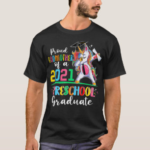 Camiseta Orgulhosa Madrinha De Um Formando De Formando Na P