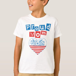 Camiseta Orgulhosa Mãe 4 de Julho, Dia das Mães