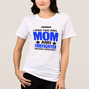 Camiseta Orgulhosa Mãe Bombeira