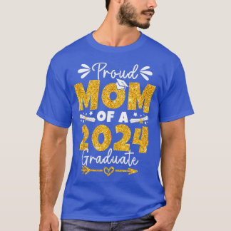 Camiseta Orgulhosa mãe da classe do Formando de graduação d