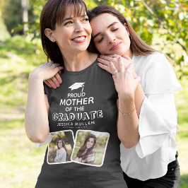 Camiseta Orgulhosa Mãe da Graduação do Formando