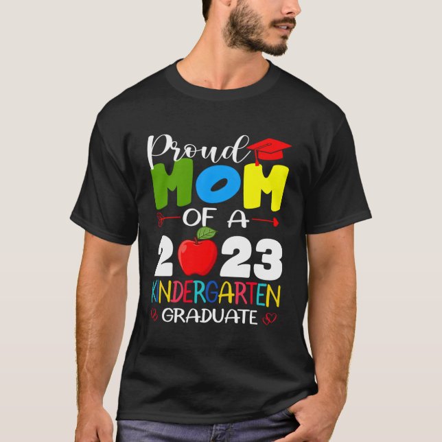 Camiseta Orgulhosa Mãe Da Graduação Do Formando Kindergen 2 (Frente)