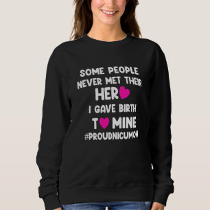 Camiseta Orgulhosa Mãe da UTIN Micro Prematuro Bebê Guerrei