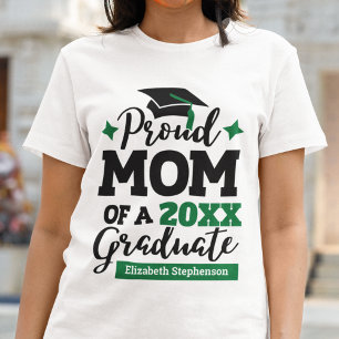 Camiseta Orgulhosa Mãe de 2023, formando de tassel verde bo