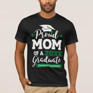 Camiseta Orgulhosa Mãe de 2023, formando de tassel verde bo
