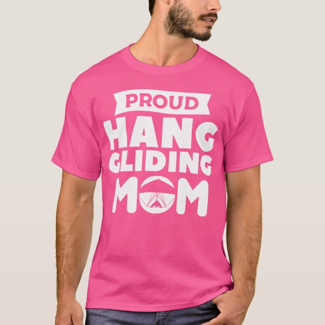 Camiseta Orgulhosa Mãe de Asa Delta Voadora (Frente)