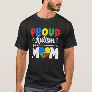 Camiseta Orgulhosa Mãe de Autista Conscientização do Autism
