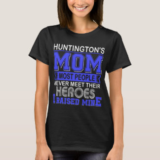 Camiseta Orgulhosa mãe de Huntington Eu ergui a minha