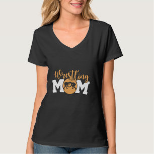 Camiseta Orgulhosa Mãe de Luta Livre Lutadora Mamãe Engraça