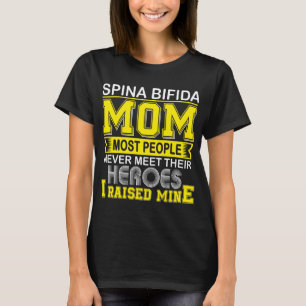 Camiseta Orgulhosa Mãe de Spina Bífida Eu Criei o Meu