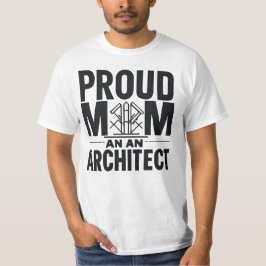 Camiseta Orgulhosa mãe de um arquiteto
