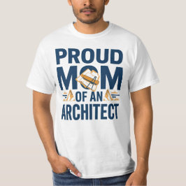 Camiseta Orgulhosa mãe de um arquiteto