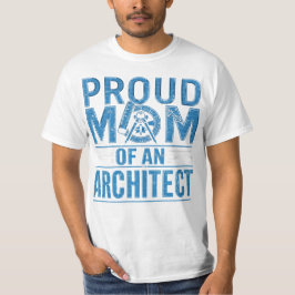 Camiseta Orgulhosa mãe de um arquiteto