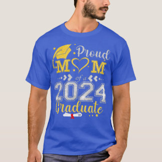 Camiseta Orgulhosa Mãe De Um Formando 2024 De Graduação