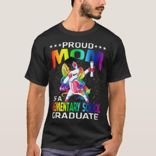 Camiseta Orgulhosa Mãe De Um Formando Da Escola Primária