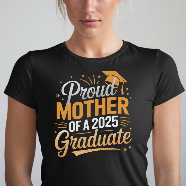 Camiseta Orgulhosa Mãe de um Formando de 2025 - Presente de (Criador carregado)