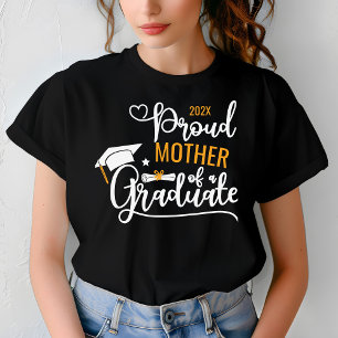 Camiseta Orgulhosa Mãe de um Formando Personalizado Pai