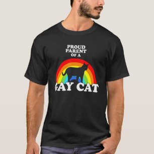 Camiseta Orgulhosa Mãe De Um Gato Gay Roupas