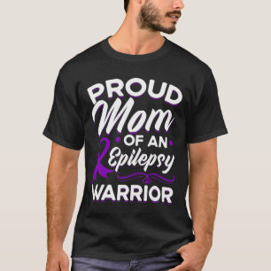 Camiseta Orgulhosa Mãe De Um Guerreiro Contra a Epilepsia C