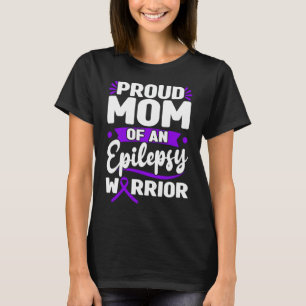 Camiseta Orgulhosa Mãe De Um Guerreiro Contra a Epilepsia F