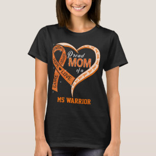 Camiseta Orgulhosa Mãe De Um Guerreiro Da MS