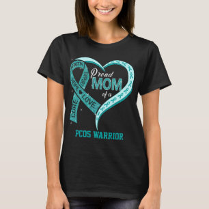 Camiseta Orgulhosa Mãe De Um Guerreiro PCOS