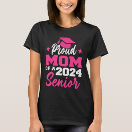 Camiseta Orgulhosa Mãe De Um Mais velho De Graduação 2024 2