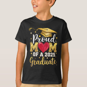 Camiseta Orgulhosa Mãe De Um Mais velho De Graduação Mãe De