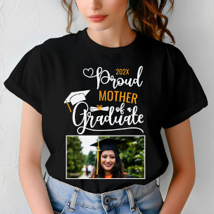Camiseta Orgulhosa Mãe de um Personalizado Pai de Foto de F