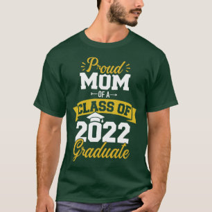 Camiseta Orgulhosa mãe de uma classe de formando gradu 2022