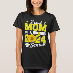 Camiseta Orgulhosa Mãe de uma Classe de Girassol S de Forma