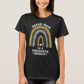 Camiseta Orgulhosa Mãe De Uma Escola De Formando De Jardim 