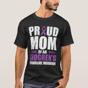 Camiseta Orgulhosa Mãe De Uma Síndrome De Sjogrens