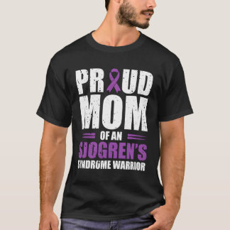 Camiseta Orgulhosa Mãe De Uma Síndrome De Sjogrens