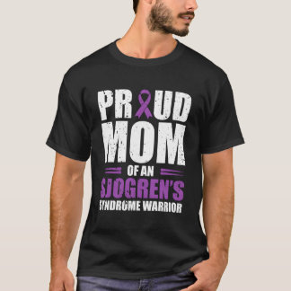 Camiseta Orgulhosa Mãe De Uma Síndrome De Sjogrens