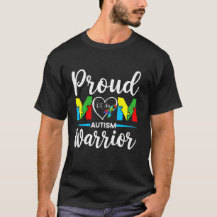 Camiseta orgulhosa mãe do autismo guerreira da conscientiza