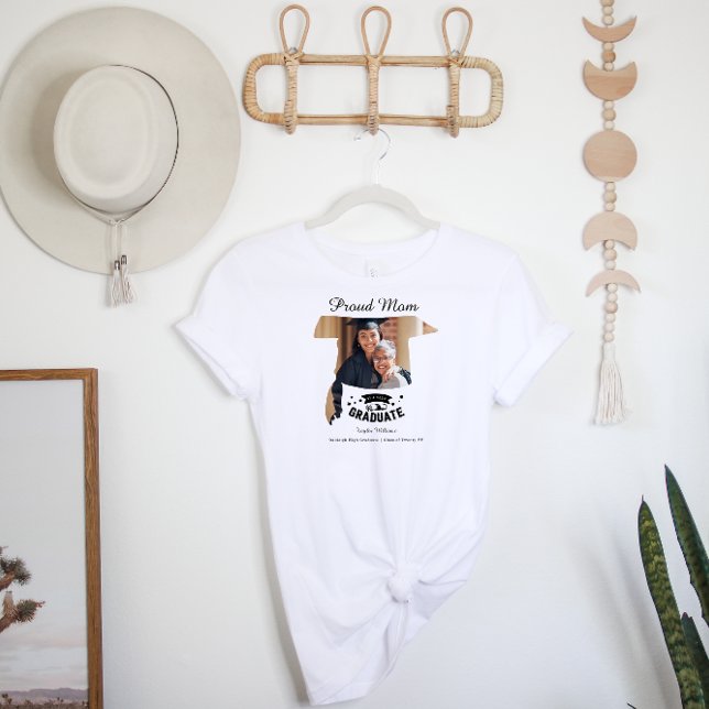 Camiseta Orgulhosa Mãe do Formando | Graduação (Criador carregado)