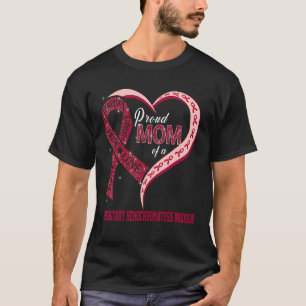 Camiseta Orgulhosa Mãe Do Guerreiro Hemocromatológico Hered
