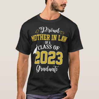 Camiseta Orgulhosa Mãe em Direito de Formando Escolar de 20