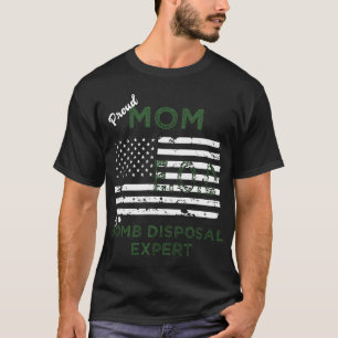 Camiseta orgulhosa mãe EOD de um especialista em bombas am